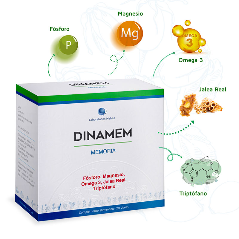 Dinamem Memoria (20 viales) de Laboratorios Mahen