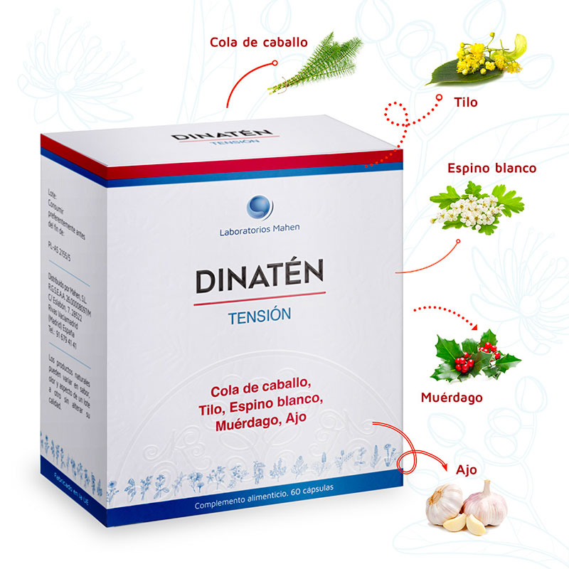 Dinaten Tensin (60 cpsulas) - Laboratorios Mahen