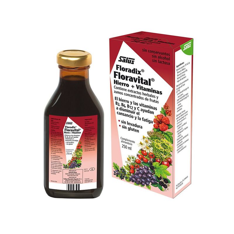 FLORAVITAL HIERRO + VITAMINAS (250 ml.)