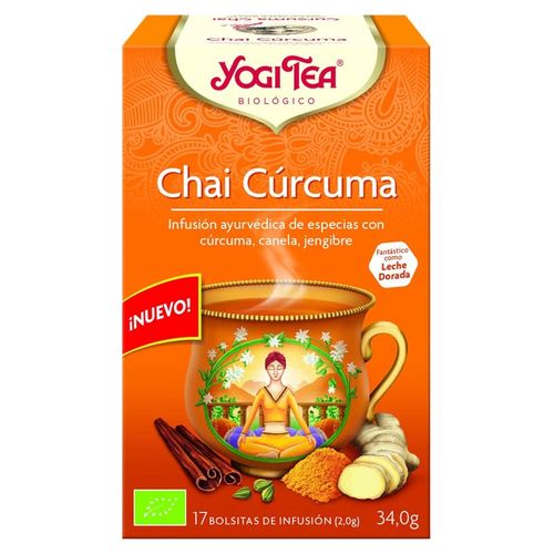 YOGI TEA CHAI CRCUMA (17 bolsitas)