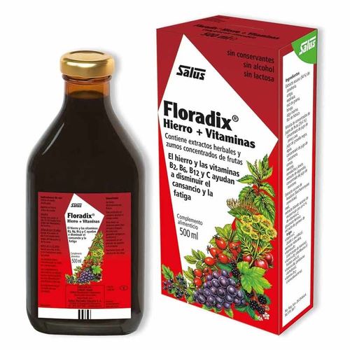 FLORADIX HIERRO Y VITAMINAS (500 ml.)