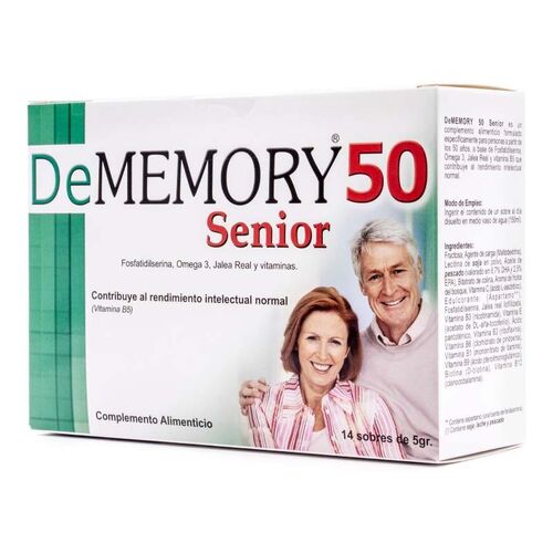 DeMEMORY SENIOR 50 (14 Sobres)