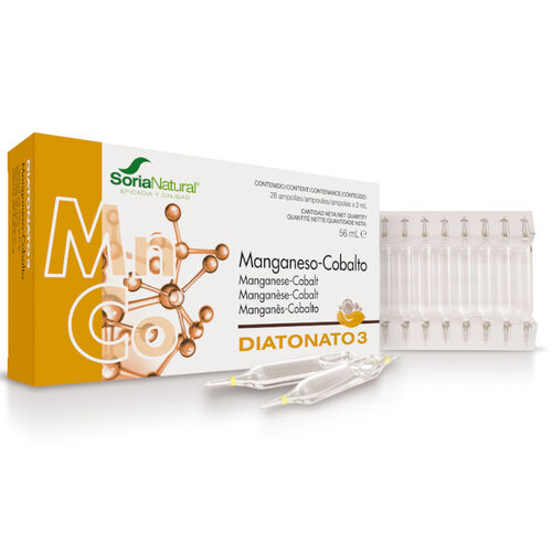 DIATONATO 3 Mn-Co ( 28 ampollas)