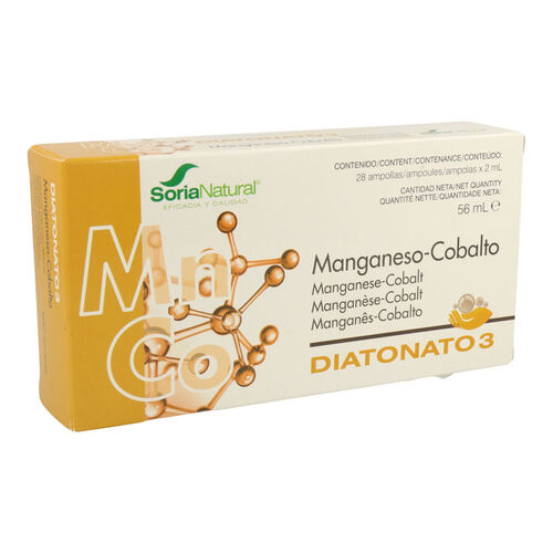 DIATONATO 3 Mn-Co ( 28 ampollas)