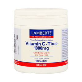 VITAMINA C TIME 1000 mg. (180 Tabletas)