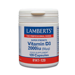VITAMINA D3 2000 UI (120 Cápsulas.)