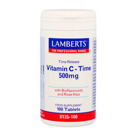 VITAMINA C TIME 500mg. LIBERACIÓN SOSTENIDA (100 tabletas)