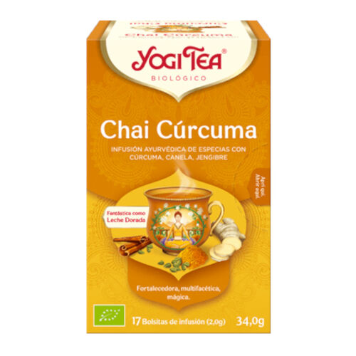 YOGI TEA CHAI CRCUMA (17 bolsitas)