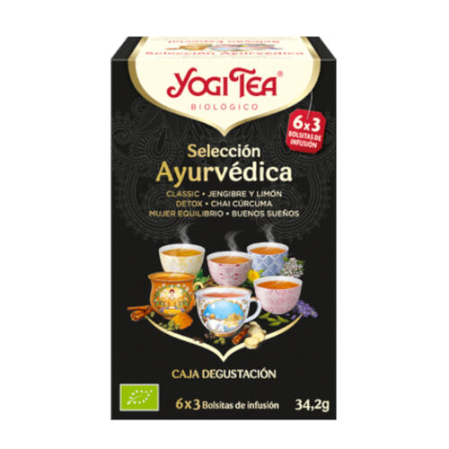 YOGI TEA SELECCION AYURVEDICA 6x3 (18 Bolsitas)