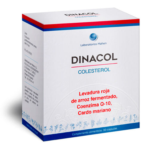 Dinacol Colesterol (30 Cpsulas) - Laboratorios Mahen